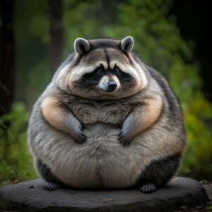 Discovering The World of Chonky Animals Through AI-Generated Images