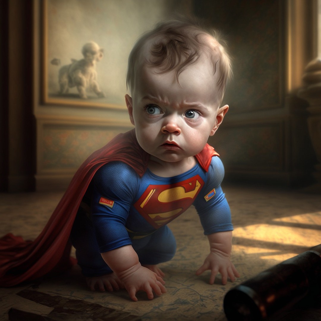 Baby superheroes