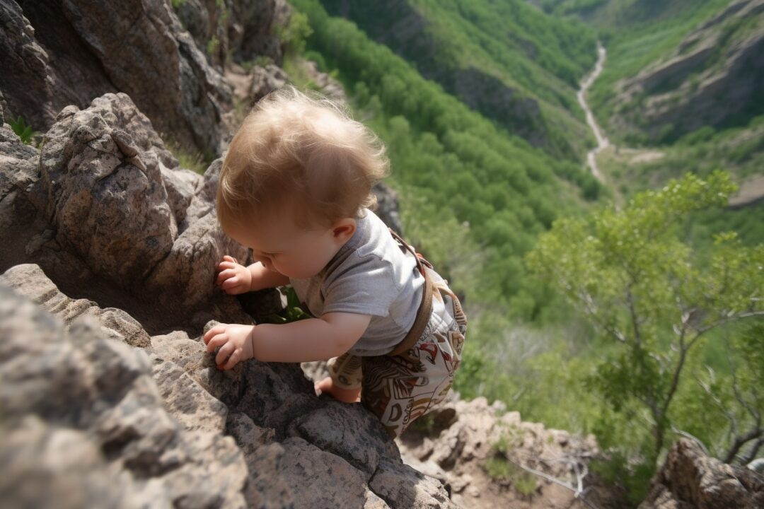 free climbing babies 1