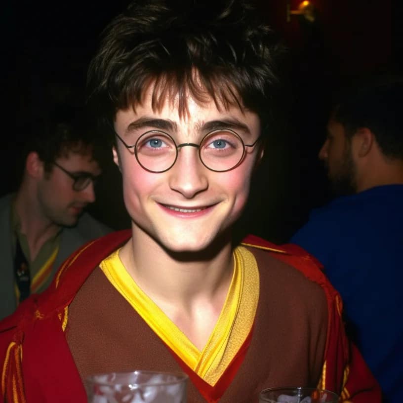 Harry Potter at the party