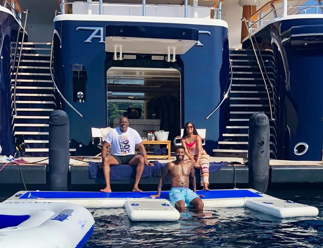 magic johnson new yacht